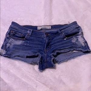 Denim shorts